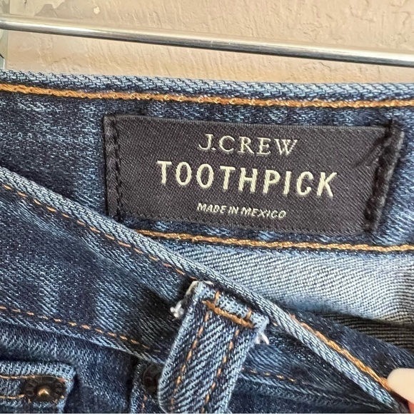 J. Crew Toothpick Ankle Denim Jeans - Picture 5 of 10